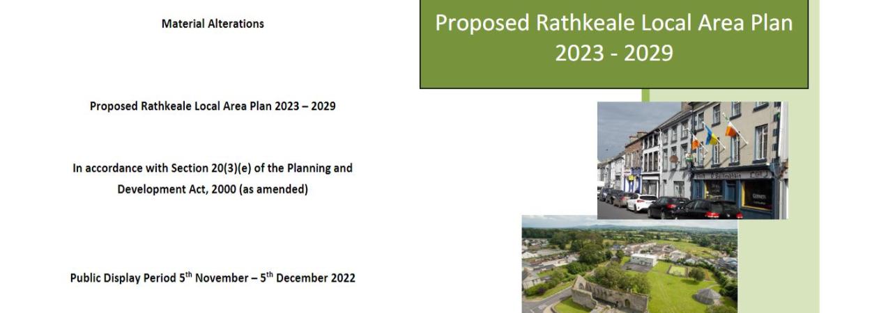 Material Alterations to the Proposed Rathkeale Local Area Plan 2023 - 2029